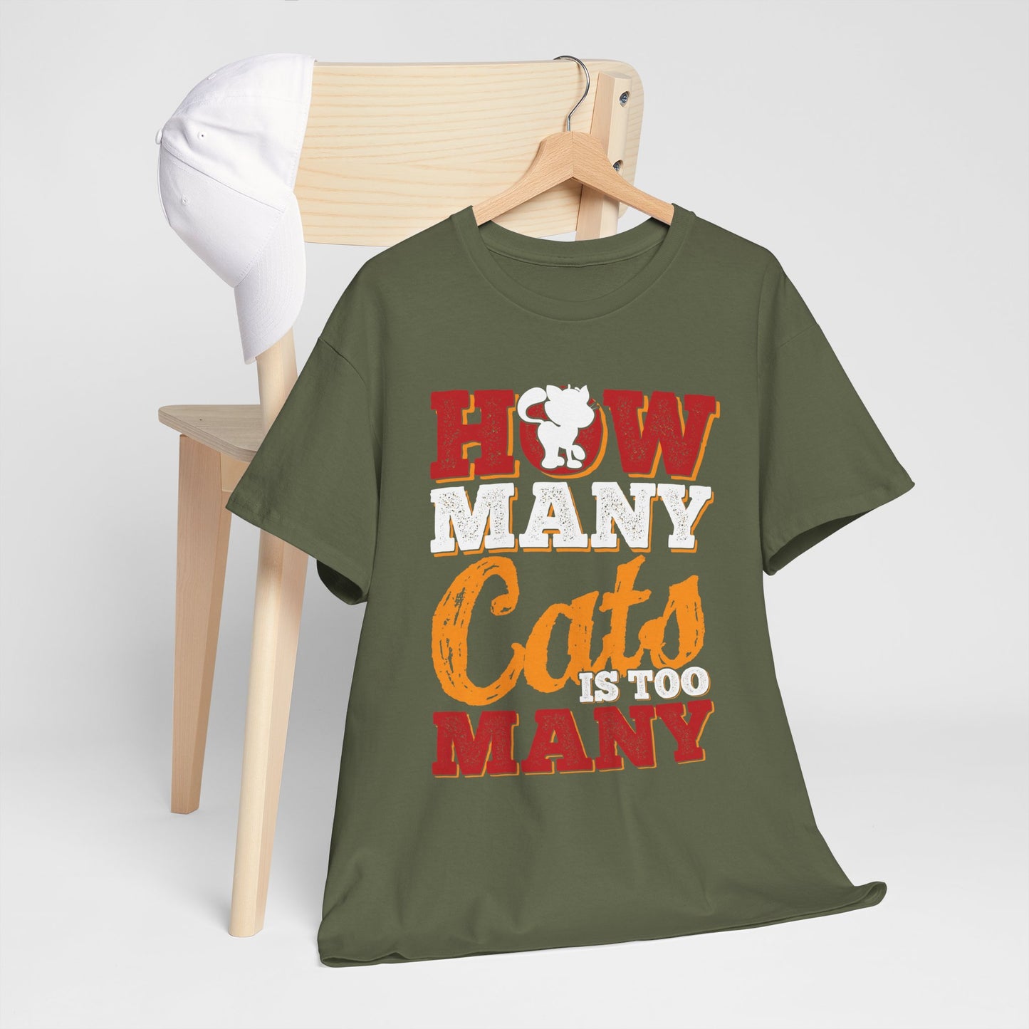 How Many Cats Is Too Many ? - zabawna koszulka dla kociary