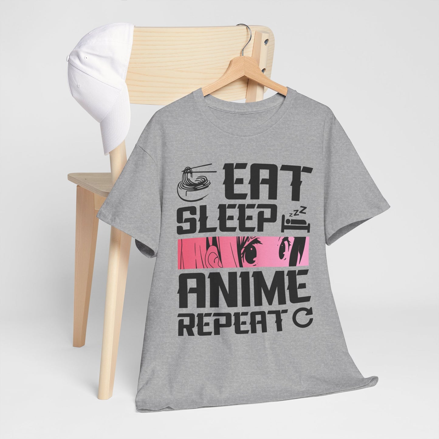 Eat Sleep Anime Repeat - idealny dzień - ramen i anime vibe