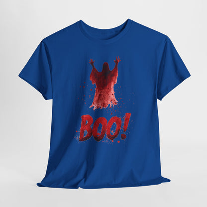 Boo! - czerwony duch na halloweenowy klimat