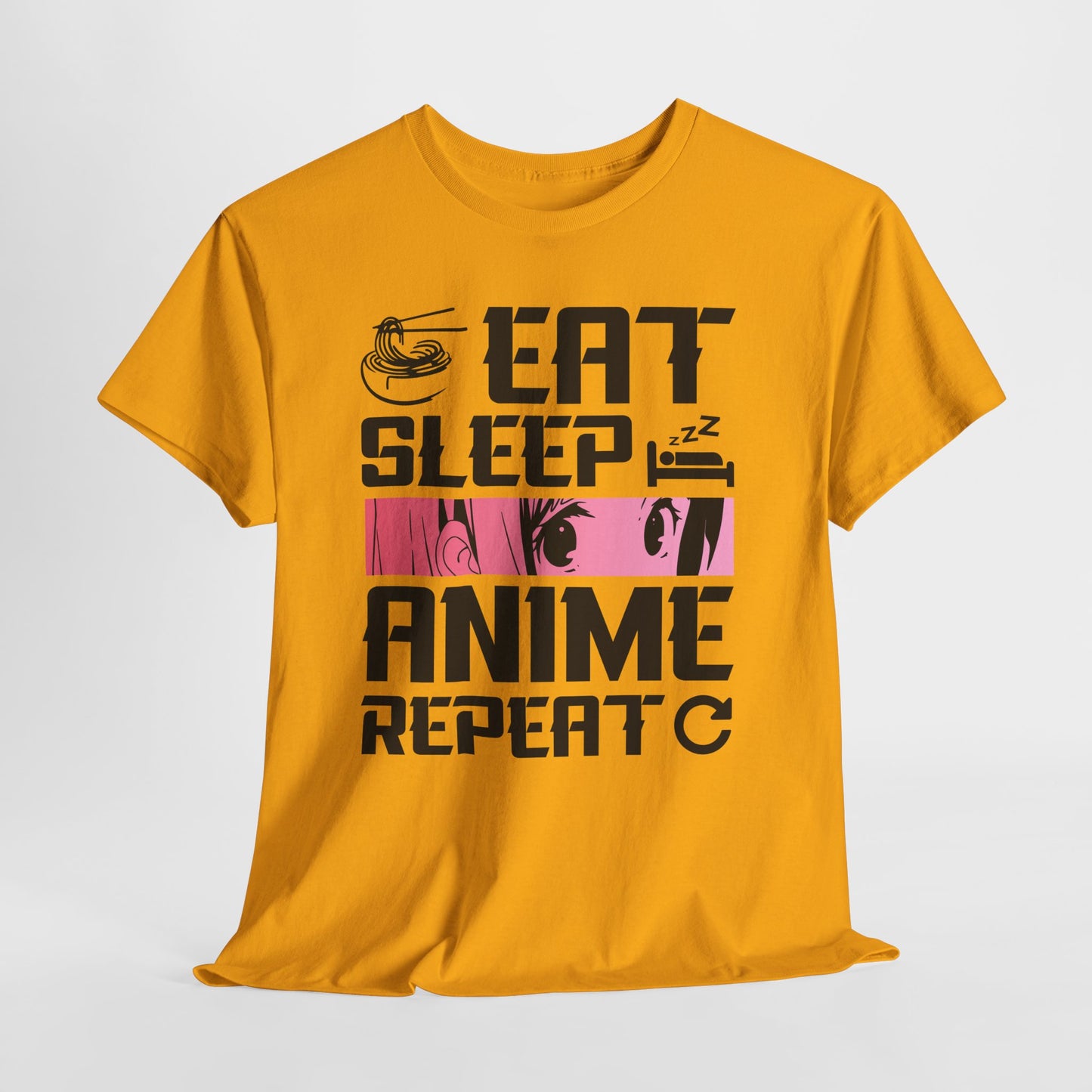 Eat Sleep Anime Repeat - idealny dzień - ramen i anime vibe
