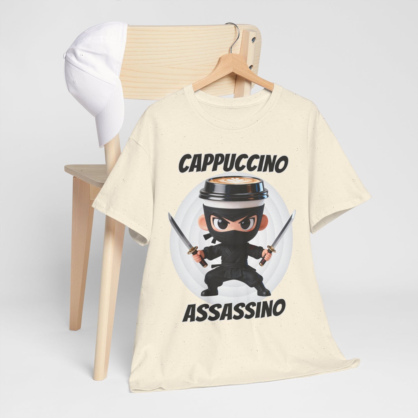 Cappuccino Assassino - koszulka z włoskim vibem - Italiano Brain Rot