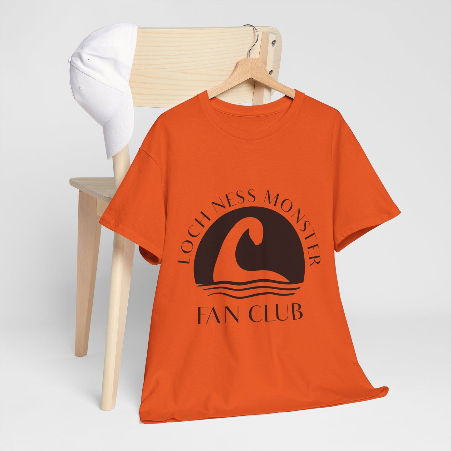 Fan Club potwora z Loch Ness – minimalistyczna koszulka fan klubu Nessie