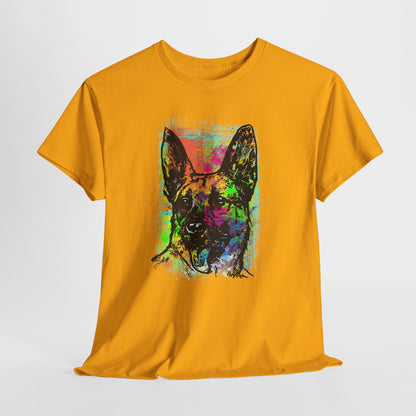 Neon Dog Pop Art - kolorowy owczarek niemiecki