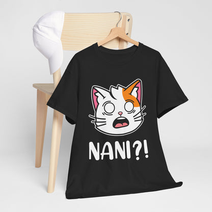 Koszulka NANI?! - zaskoczony kot anime NANI?!