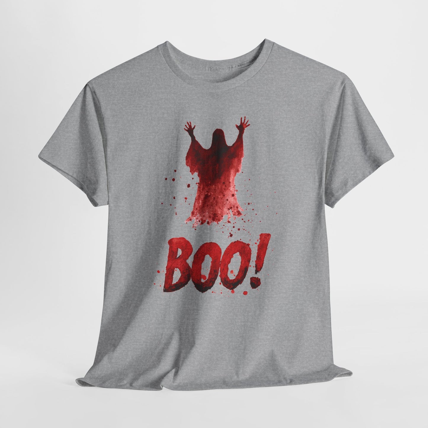 Boo! - czerwony duch na halloweenowy klimat