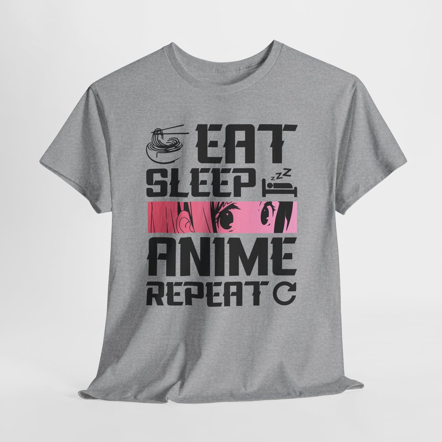 Eat Sleep Anime Repeat - idealny dzień - ramen i anime vibe