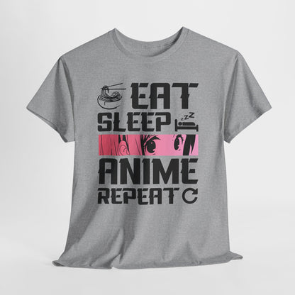 Eat Sleep Anime Repeat - idealny dzień - ramen i anime vibe