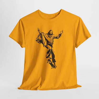 Jezus na deskorolce - streetwearowy nadruk