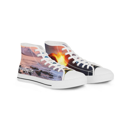 Męskie high-top sneakers - personalizowane