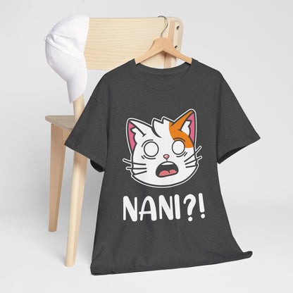 Koszulka NANI?! - zaskoczony kot anime NANI?!