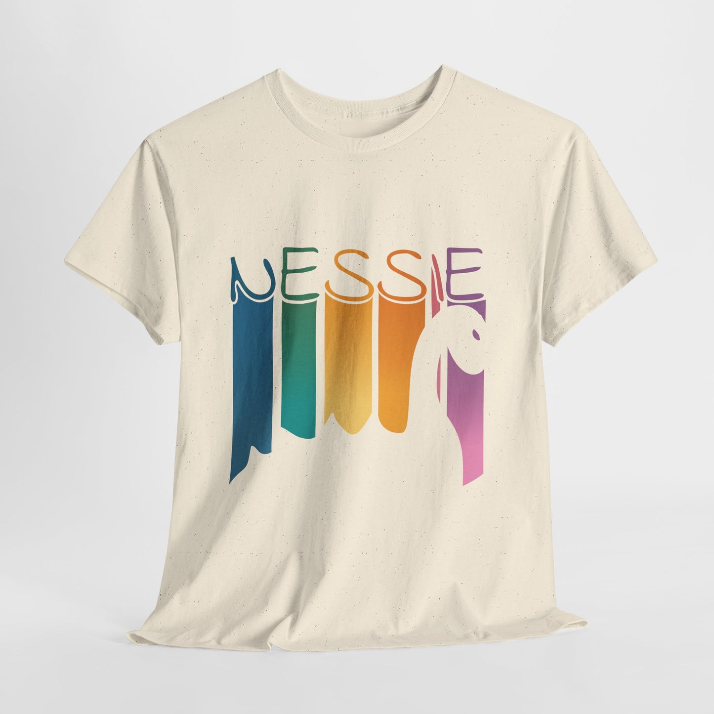Nessie – kolorowy napis i legenda Loch Ness