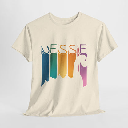 Nessie – kolorowy napis i legenda Loch Ness