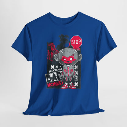 Be Aware Bad Monkey - miejskie ostrzeżenie z pazurem