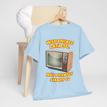 Mój pierwszy „smart TV” - wspaniałe lata 90. - koszulka retro