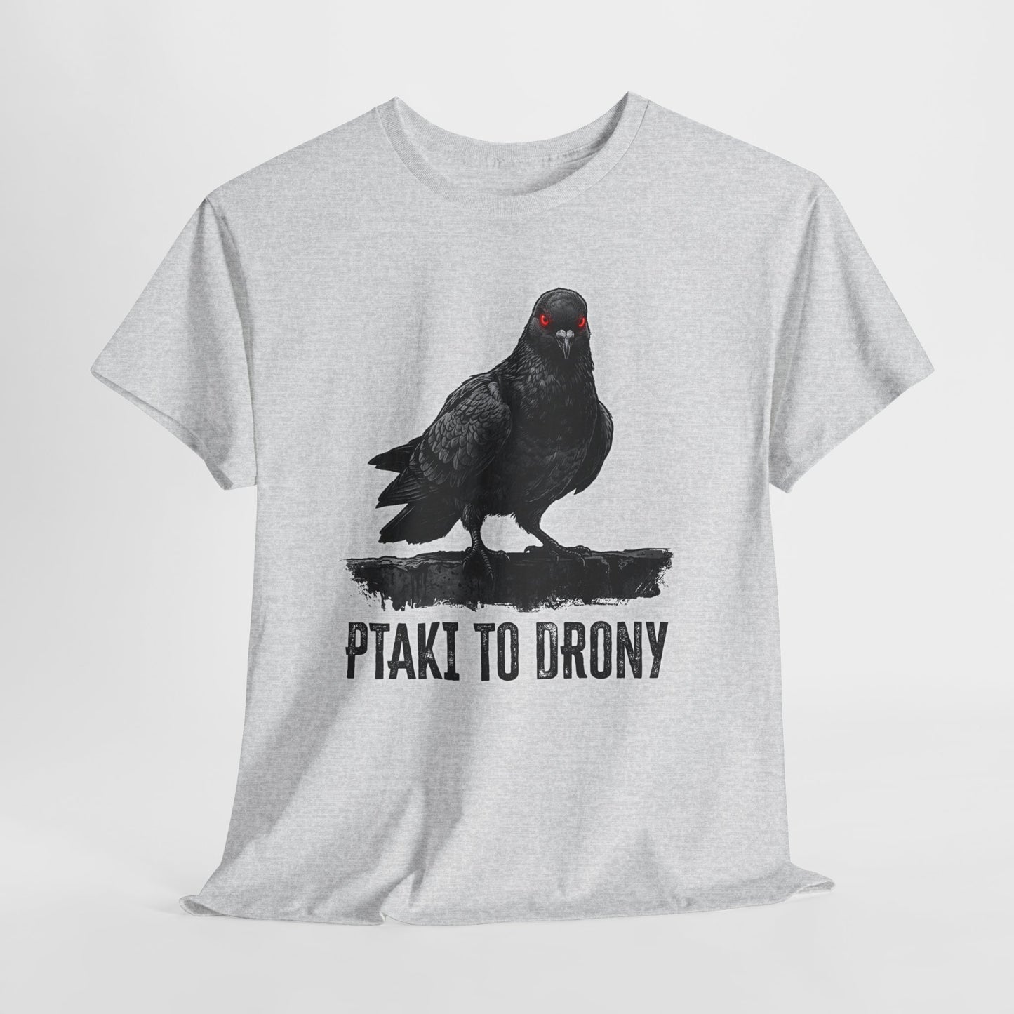 Ptaki To Drony - spiskowy gołąb z czerwonym okiem