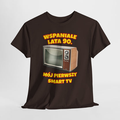 Mój pierwszy „smart TV” - wspaniałe lata 90. - koszulka retro
