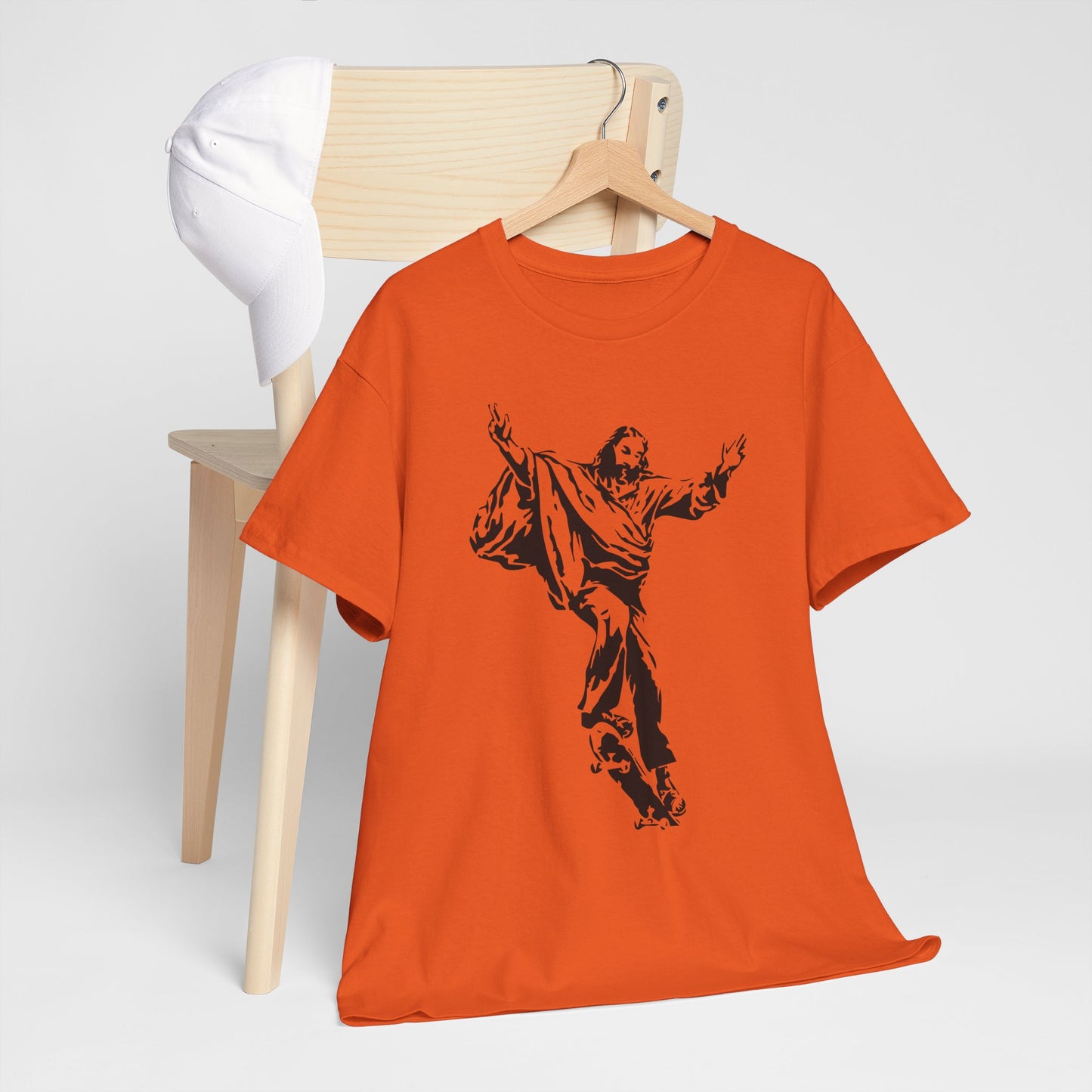 Jezus na deskorolce - streetwearowy nadruk