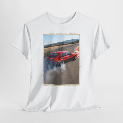 Polonez Drift - czerwony klasyk w dymie