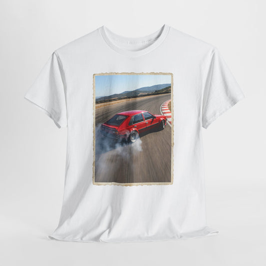 Polonez Drift - czerwony klasyk w dymie