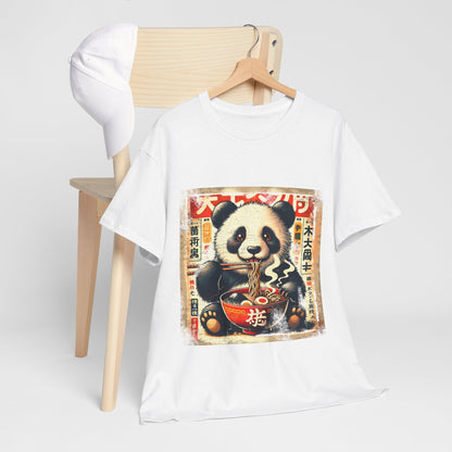 Panda i ramen - Anime retro vintage