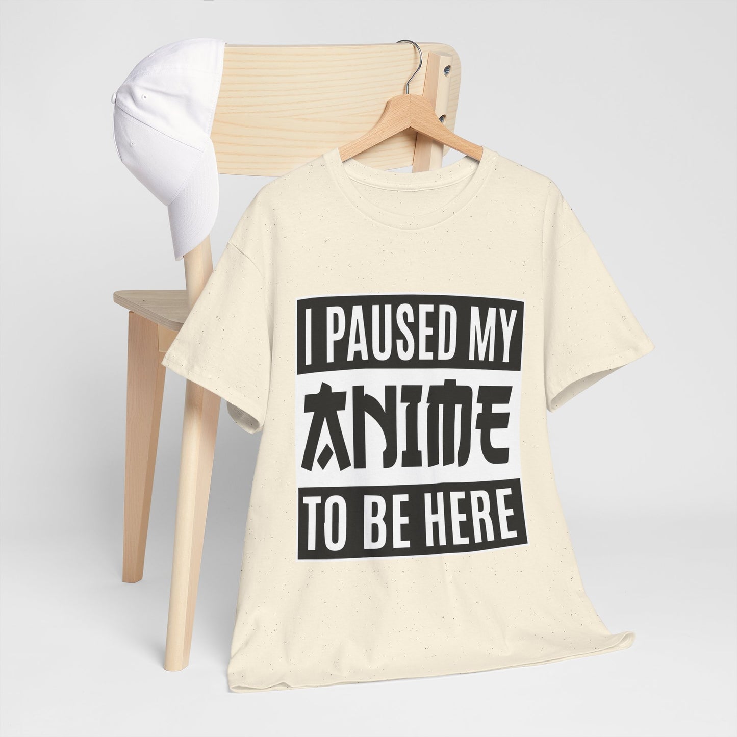 I Paused My Anime To Be Here - idealna koszulka na konwent