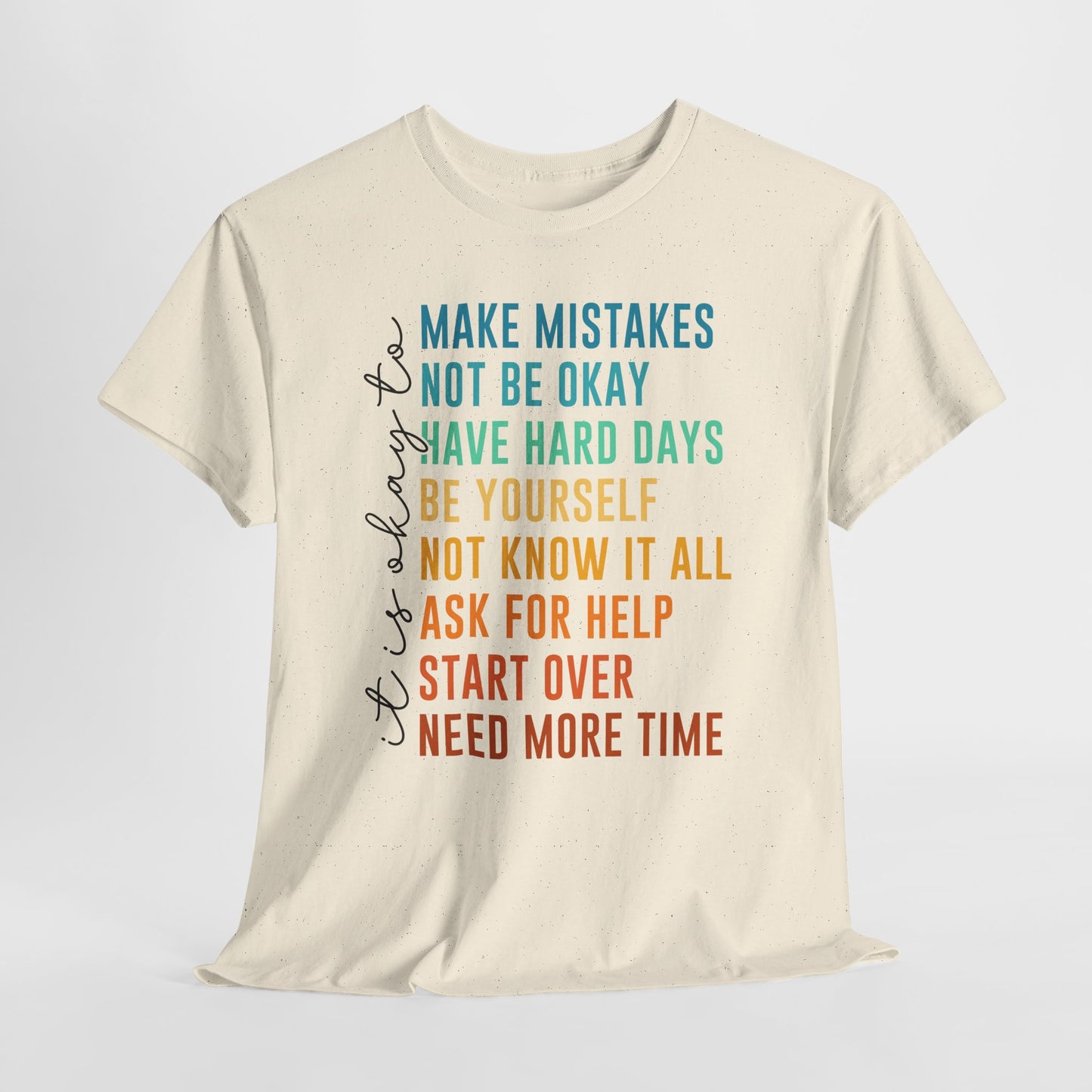 It's Okay To... koszulka ze wsparciem