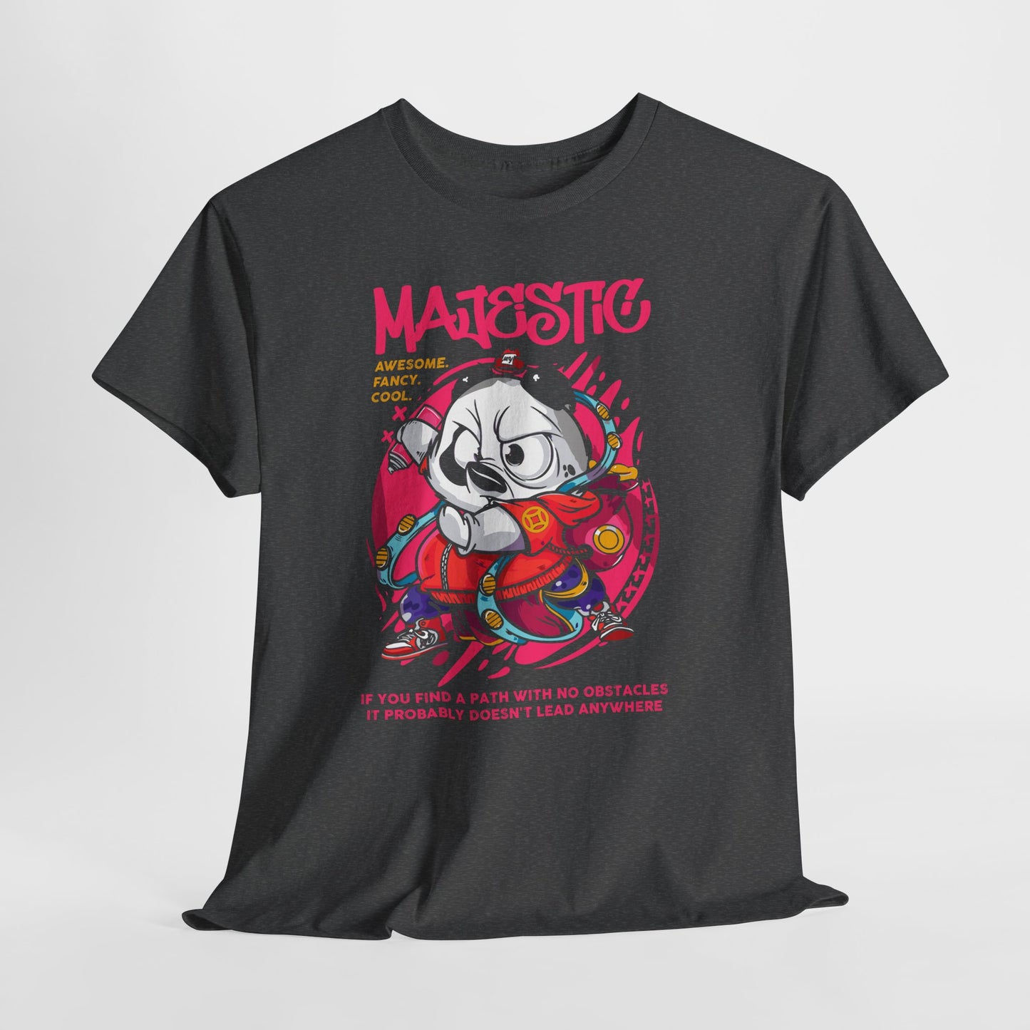 MAJESTIC - panda graffiti w stylu lat 90.