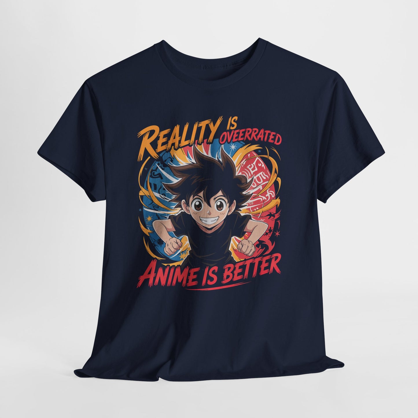 Reality is Overrated - Anime Is Better - koszulka dla fanów Anime