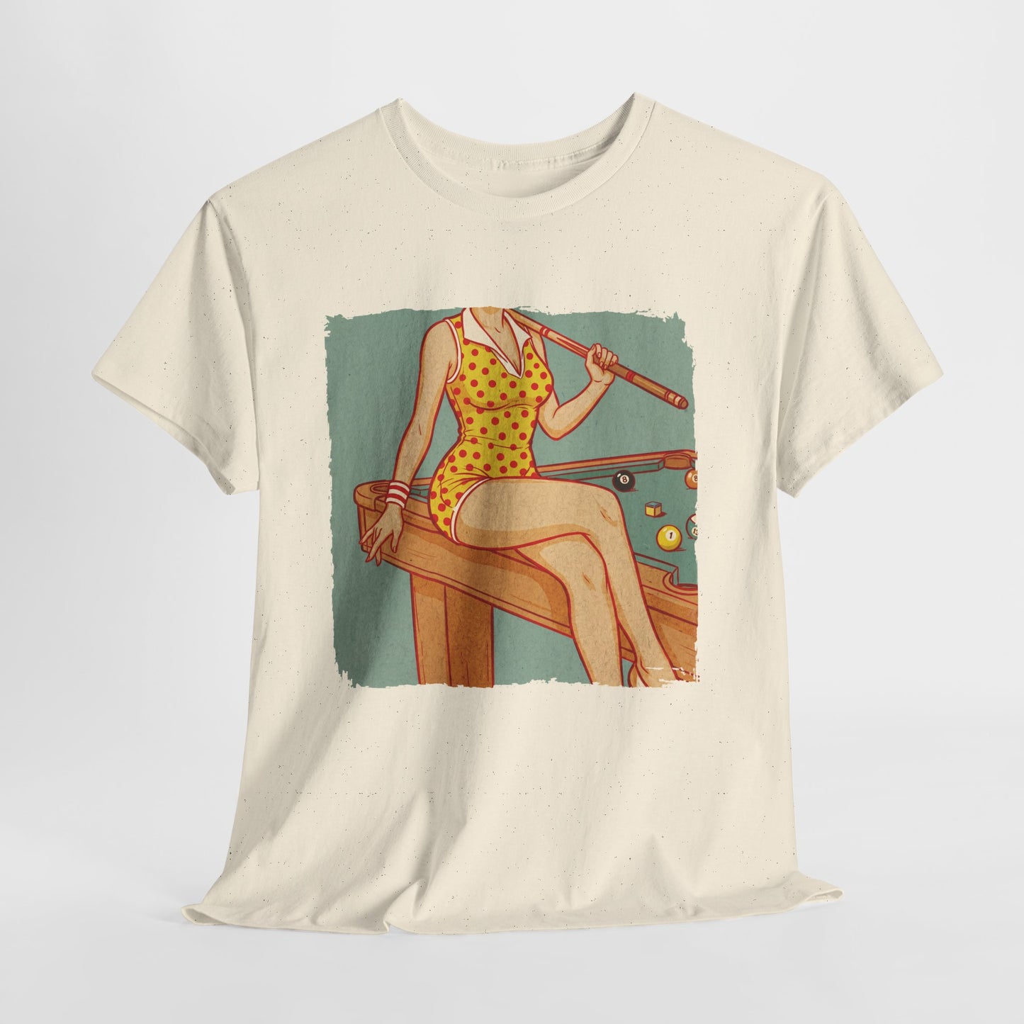 Sport is Sexy: Bilard - retro pin-up przy stole