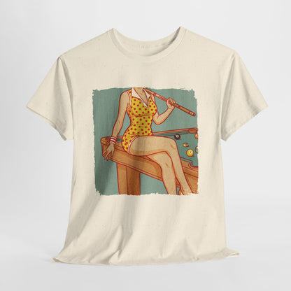 Sport is Sexy: Bilard - retro pin-up przy stole