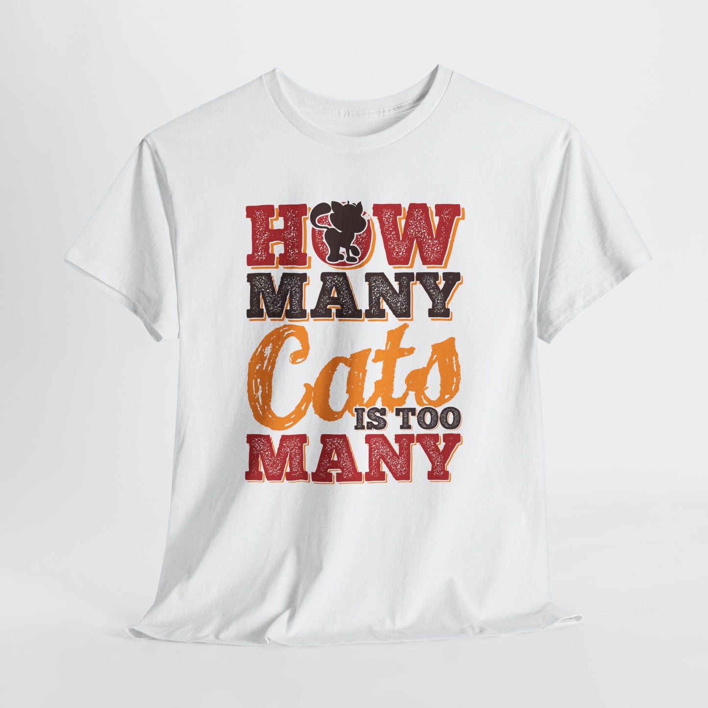 How Many Cats Is Too Many ? - zabawna koszulka dla kociary