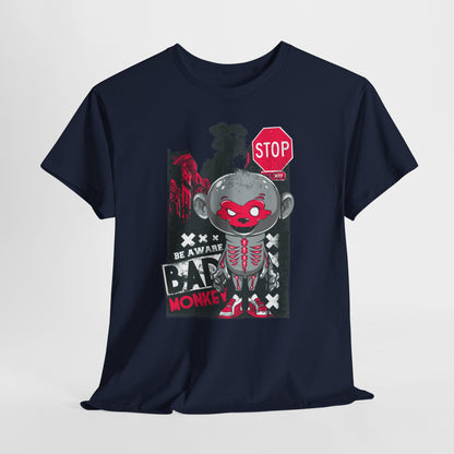 Be Aware Bad Monkey - miejskie ostrzeżenie z pazurem
