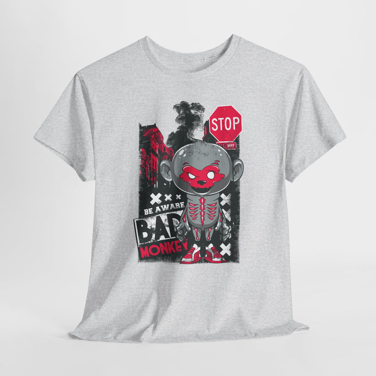 Be Aware Bad Monkey - miejskie ostrzeżenie z pazurem