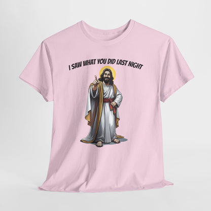 Widziałem co zrobiłeś zeszłej nocy... memiczny klimat z Jezusem