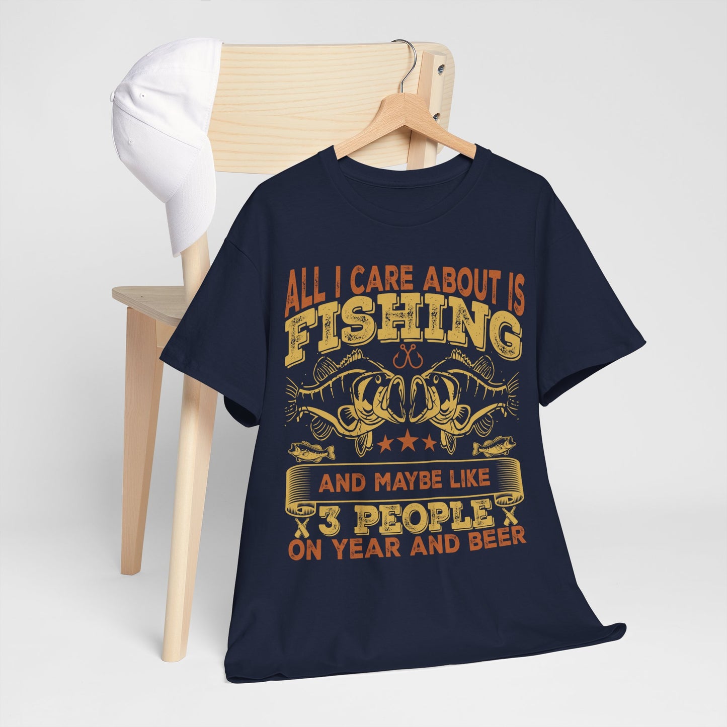 Koszulka wędkarska All I Care About Is Fishing