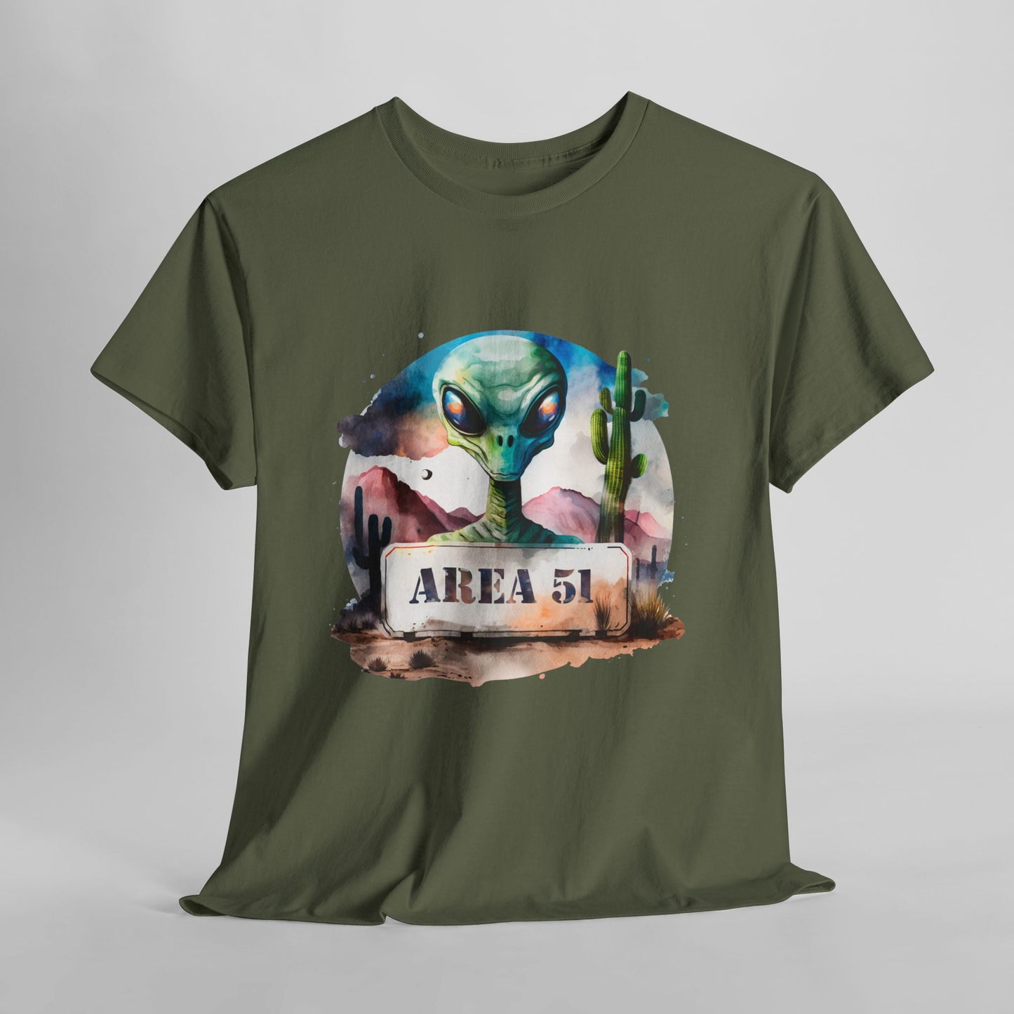 Area 51 - Strefa 51, Roswell – akwarelowy vibe