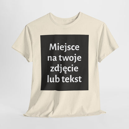 Personalizowana koszulka - przód i/lub tył - z naszą pomocą