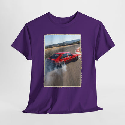 Polonez Drift - czerwony klasyk w dymie