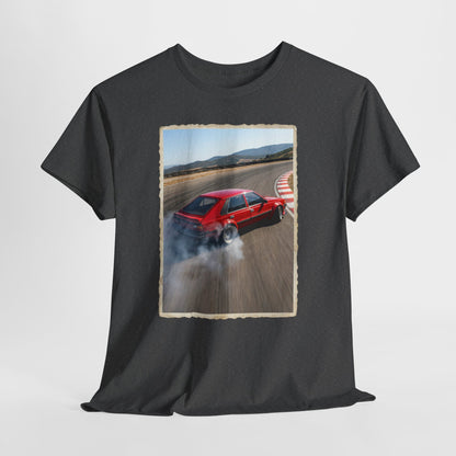 Polonez Drift - czerwony klasyk w dymie