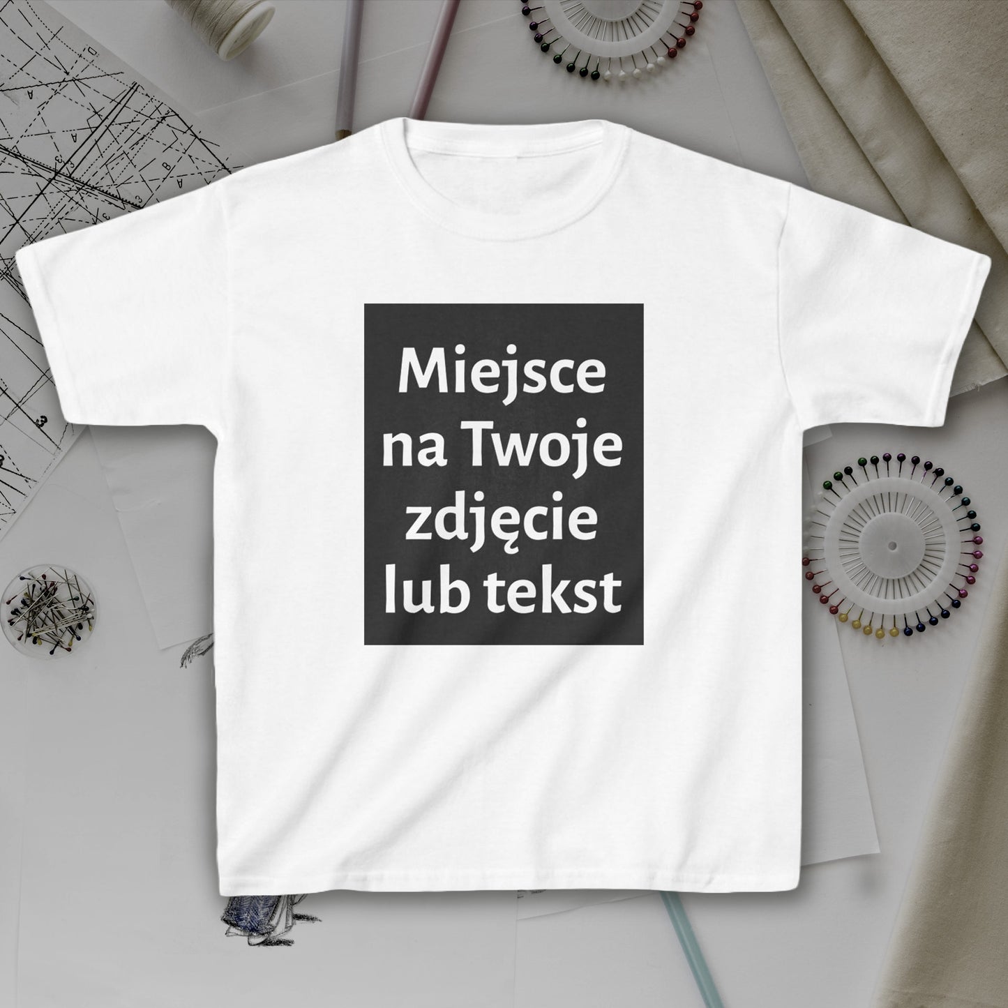 Personalizowana koszulka dziecięca - nadruk przód i/lub tył - z naszą pomocą